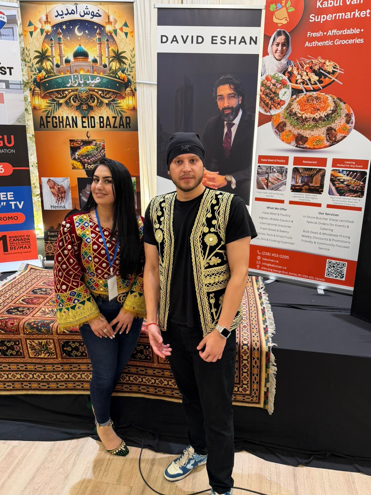 Afghan Eid Bazaar moment